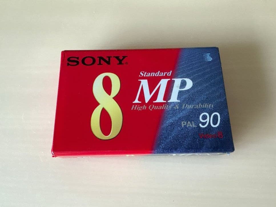 Nieuwe Sony Video 8 MP 90 min videoband PAL, Ophalen of Verzenden, Nieuw, Videoband