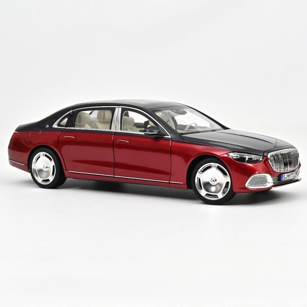 Norev 1:18 Mercedes Maybach S 680 4MATIC 2021 Nautical Blue, Hobby en Vrije tijd, -, Nieuw, Norev, Ophalen of Verzenden