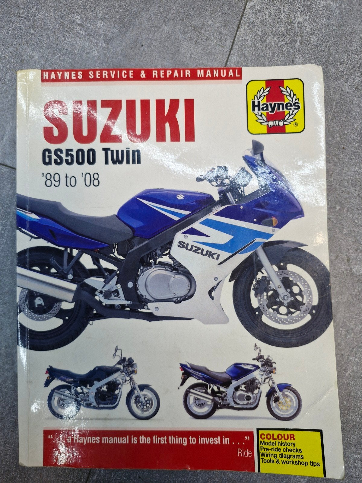 Haynes Service & Repair Manual Suzuki GS500 Twin ('89-'08), Ophalen of Verzenden