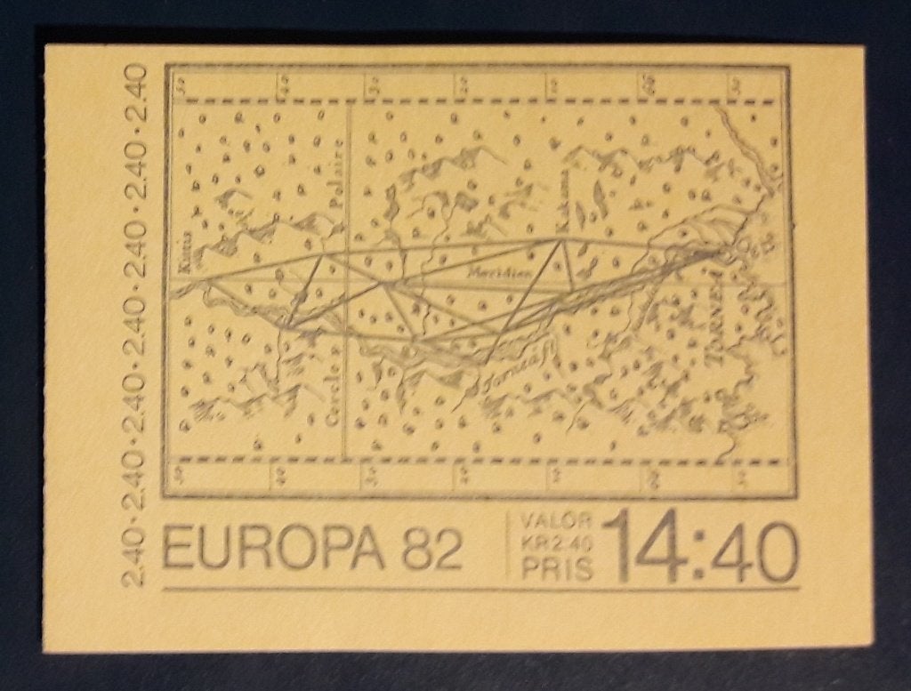Postzegelboekje Zweden - Europa 1982 Anders Celsius, Ophalen of Verzenden, Zweden, Postfris