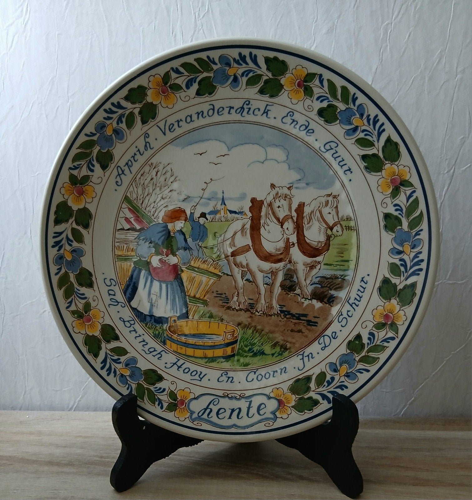 Goedewaagen Polychroom Wandbord Lente 24 Cm Nieuw, Ophalen of Verzenden