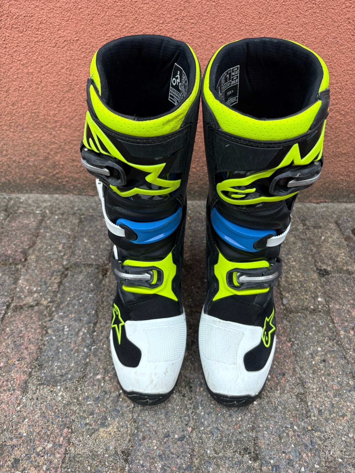 Alpinestars Tech 7S jeugd crosslaarzen maat 40.5, Motoren, Ophalen of Verzenden, Tweedehands, Kinderen, Laarzen