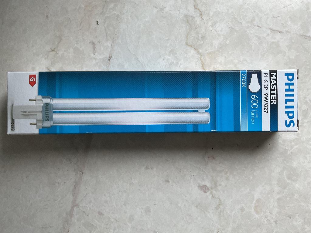 Lampen, philips pl-s 9w, Ophalen, Minder dan 30 watt, Nieuw, Bipin of Steekvoet