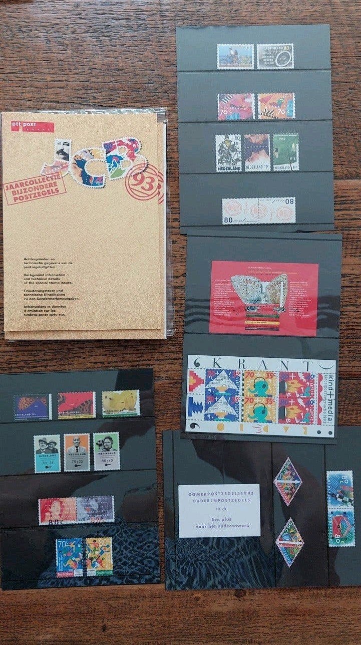 Jaar collectie  bijzondere postzegels1993, Ophalen of Verzenden, Postfris