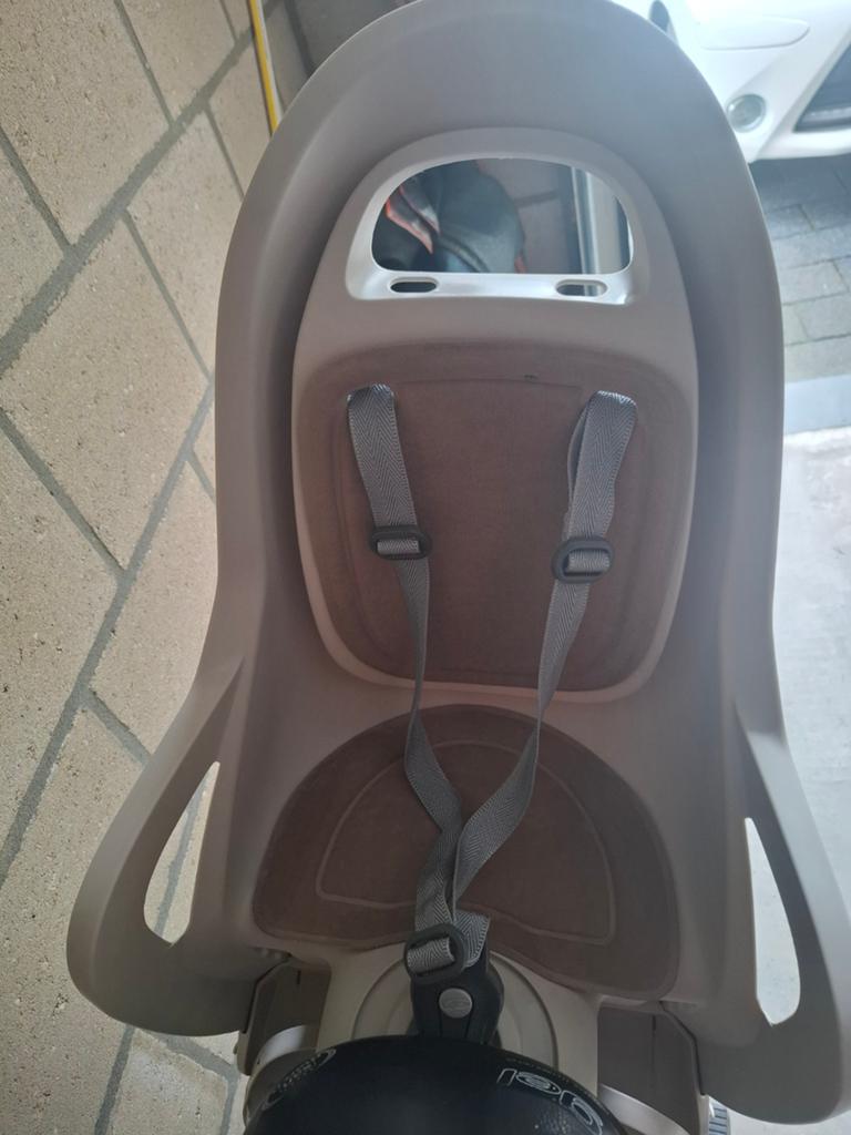 Fietsstoeltjes met bevestiging op de bagagedrager- Beige, Ophalen
