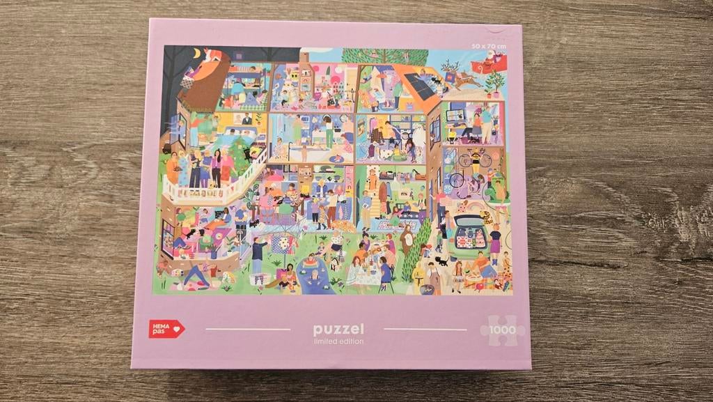 Nieuwe Hema Puzzel Limited Edition 1000 stukjes, Hobby en Vrije tijd, Denksport en Puzzels, Ophalen of Verzenden, 500 t/m 1500 stukjes