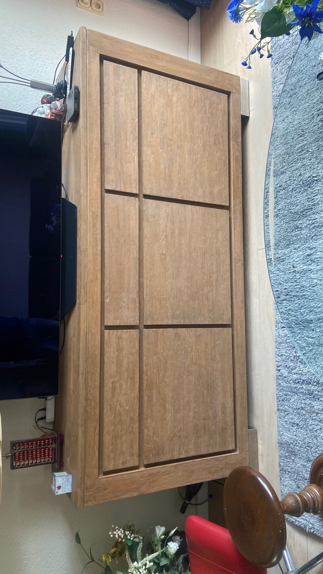 Eiken dressoir, Ophalen, Zo goed als nieuw, 25 tot 50 cm, 150 tot 200 cm