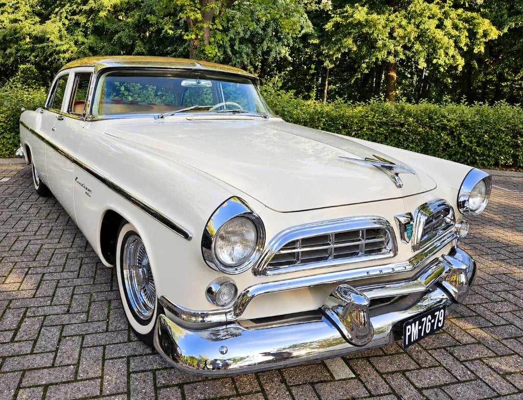 Chrysler Windsor DeLuxe 1955 Body-off gerestaureerd, Auto's, Automaat, 188 pk, Achterwielaandrijving, Beige