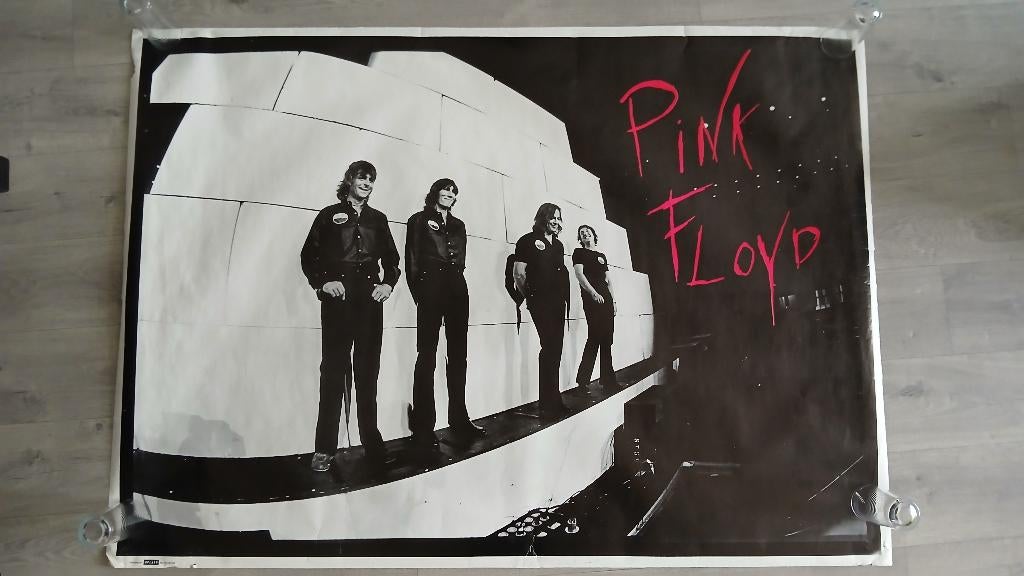 Pink Floyd The Wall mega poster, Gebruikt, Deurposter of groter, Rechthoekig Liggend, Ophalen of Verzenden