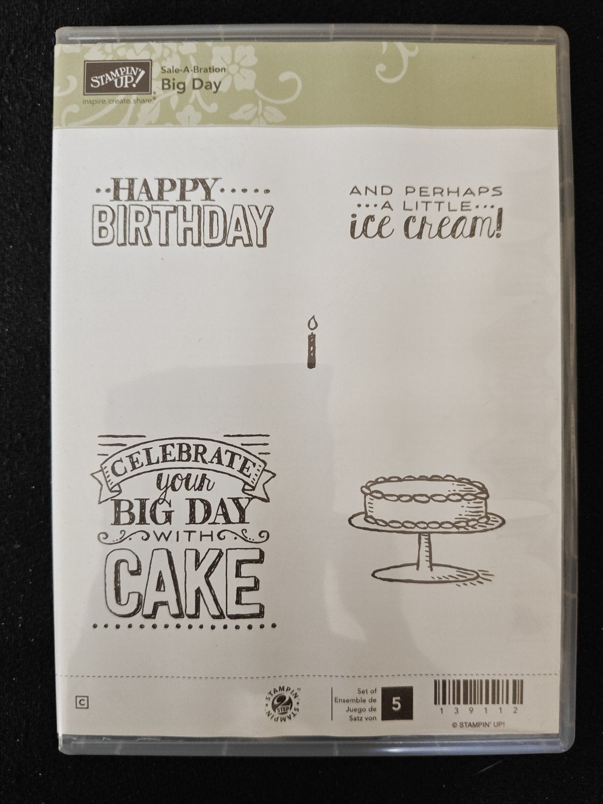 Stampin' Up! Big Day Stempelset - Nieuw en Ongebruikt, Ophalen of Verzenden, Nieuw, Clearstamp