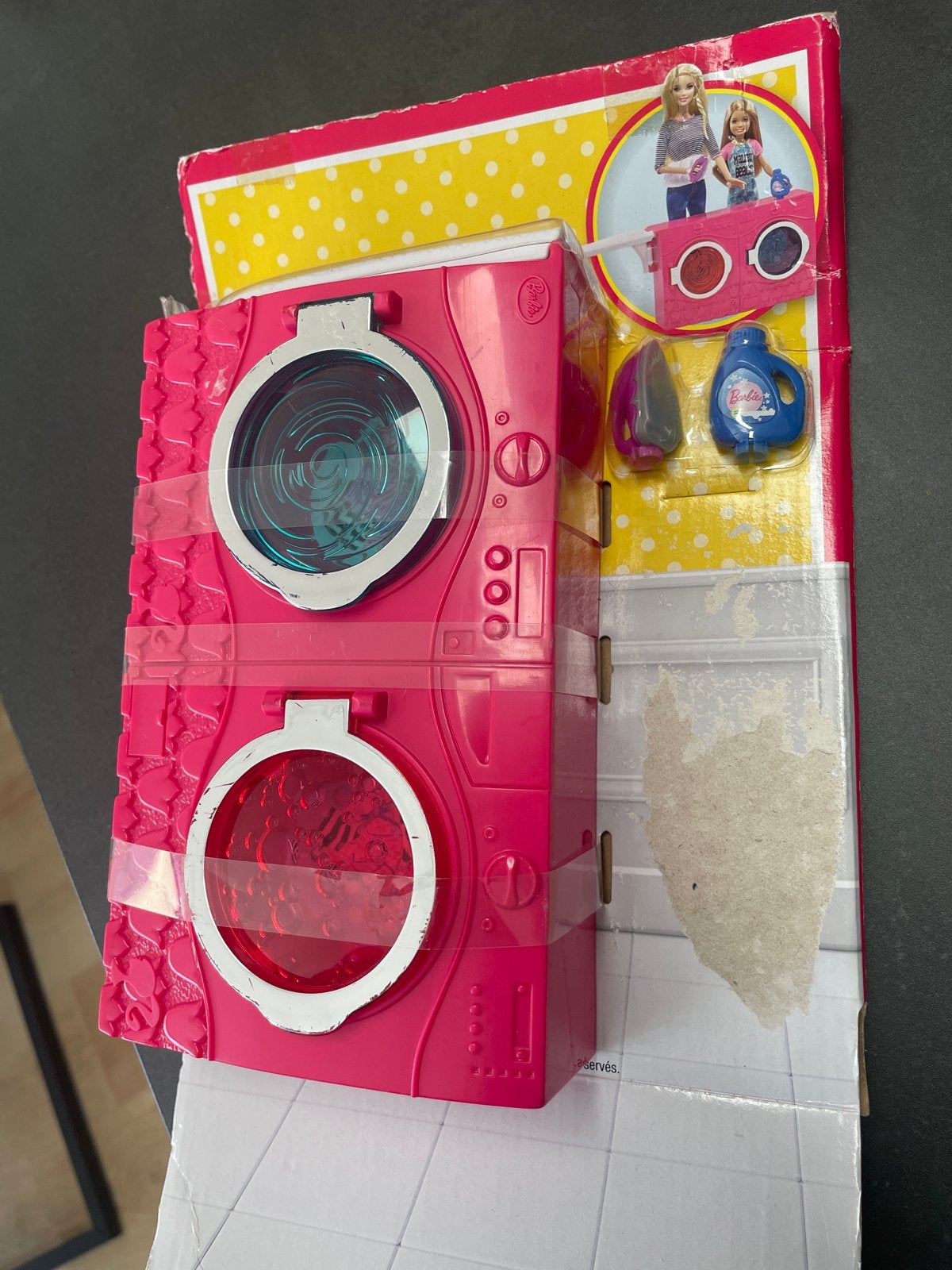 Barbie wasmachine - Nieuw in (deels) originele verpakking, Ophalen of Verzenden, Nieuw, Meisje