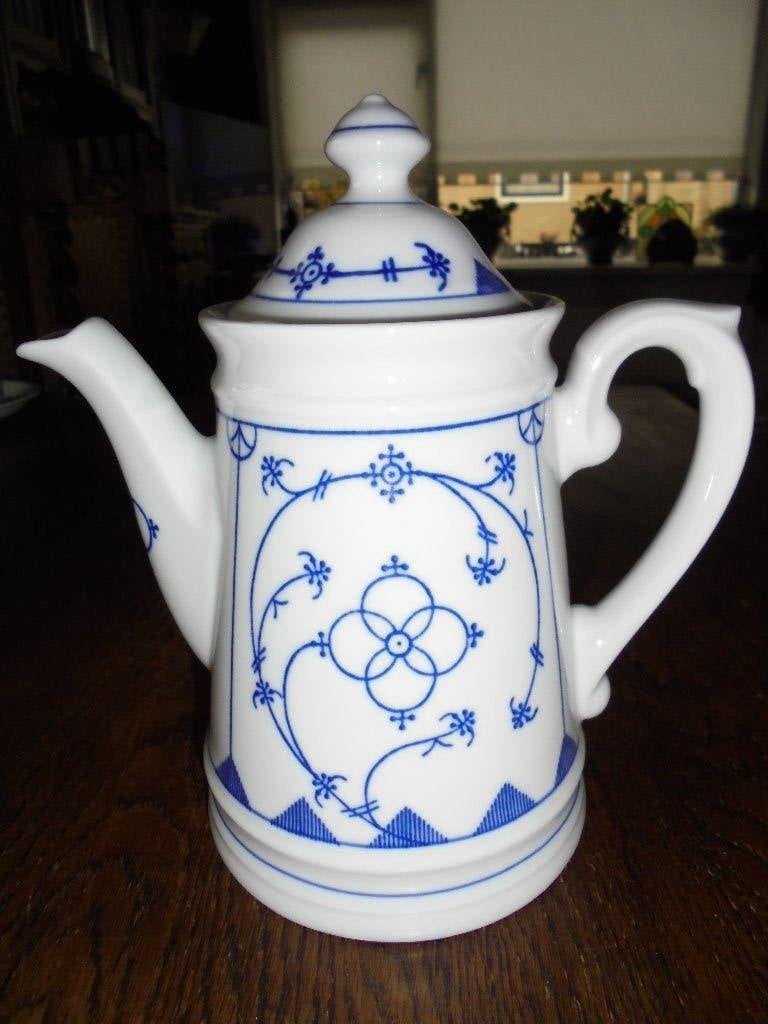 Saksisch blauw Koffiepot theepot Winterling, Antiek en Kunst, Ophalen of Verzenden