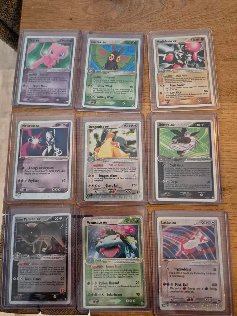 Vintage  EX Pokemon kaarten 18st., Ophalen of Verzenden, Gebruikt, Meerdere kaarten