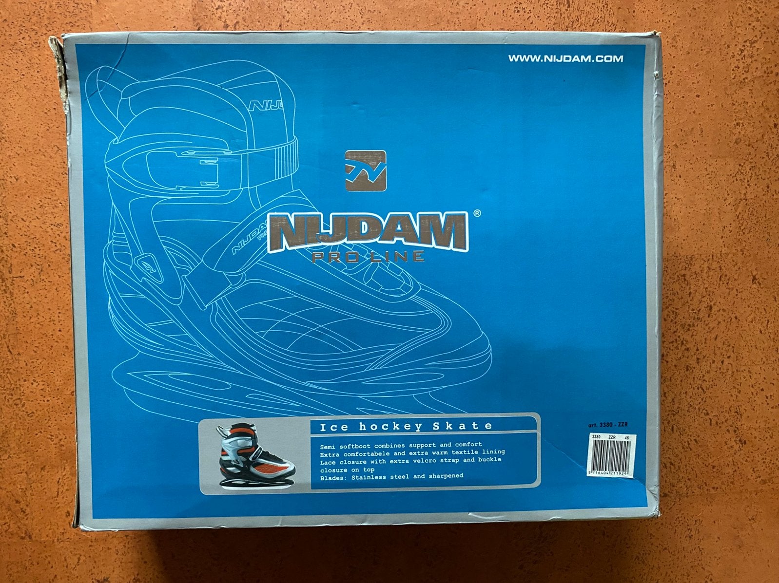 Nijdam ijshockey schaatsen, Ophalen of Verzenden, Zo goed als nieuw, IJshockeyschaatsen, Nijdam