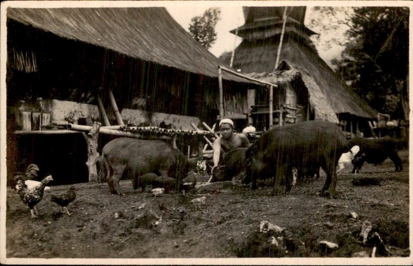 Nederlands Indië - Fotokaart - Dorpskiekje - 1930, Verzenden, 1920 tot 1940, Ongelopen