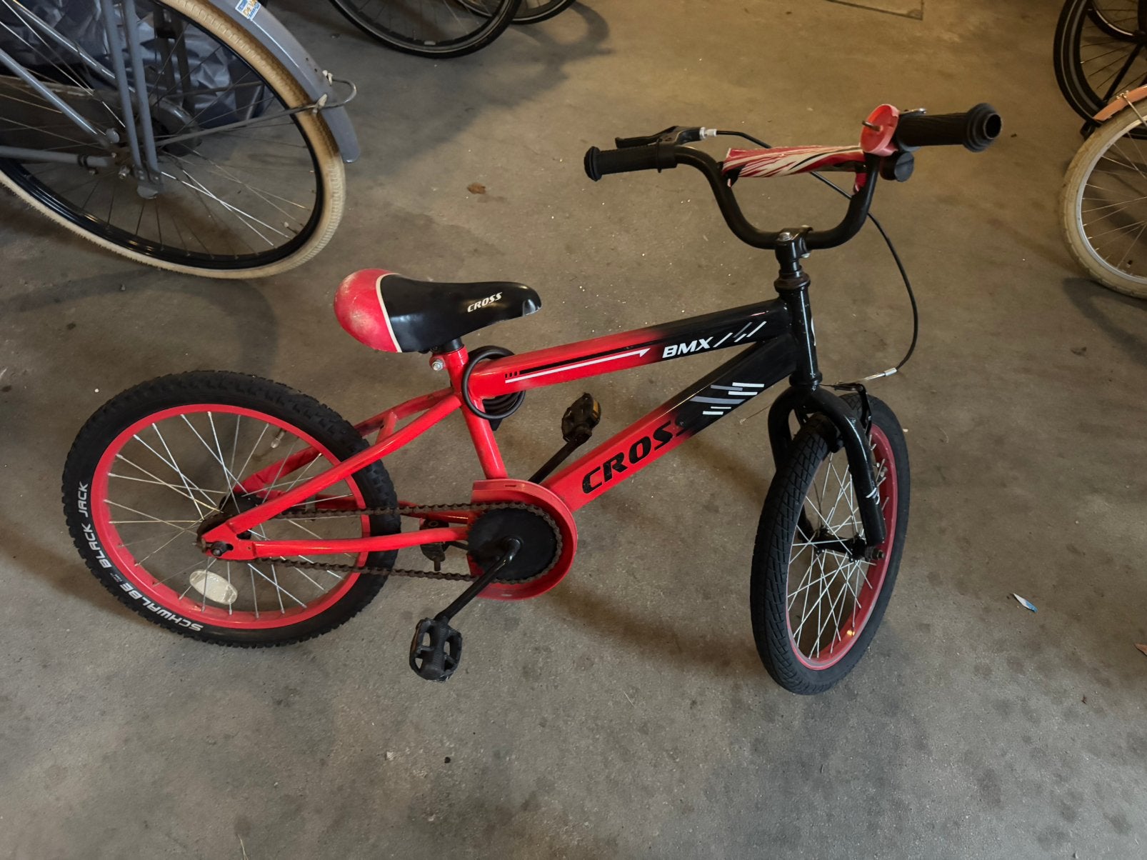 Fiets bmx cross 18 inch, Fietsen en Brommers, Ophalen, Gebruikt, Staal, 16 tot 20 inch