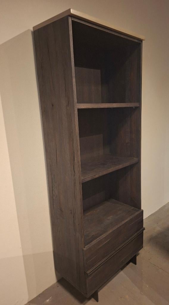 Samos eiken boekenkast nu afhalen voor €399,-, Ophalen, Met plank(en), Eikenhout, Nieuw