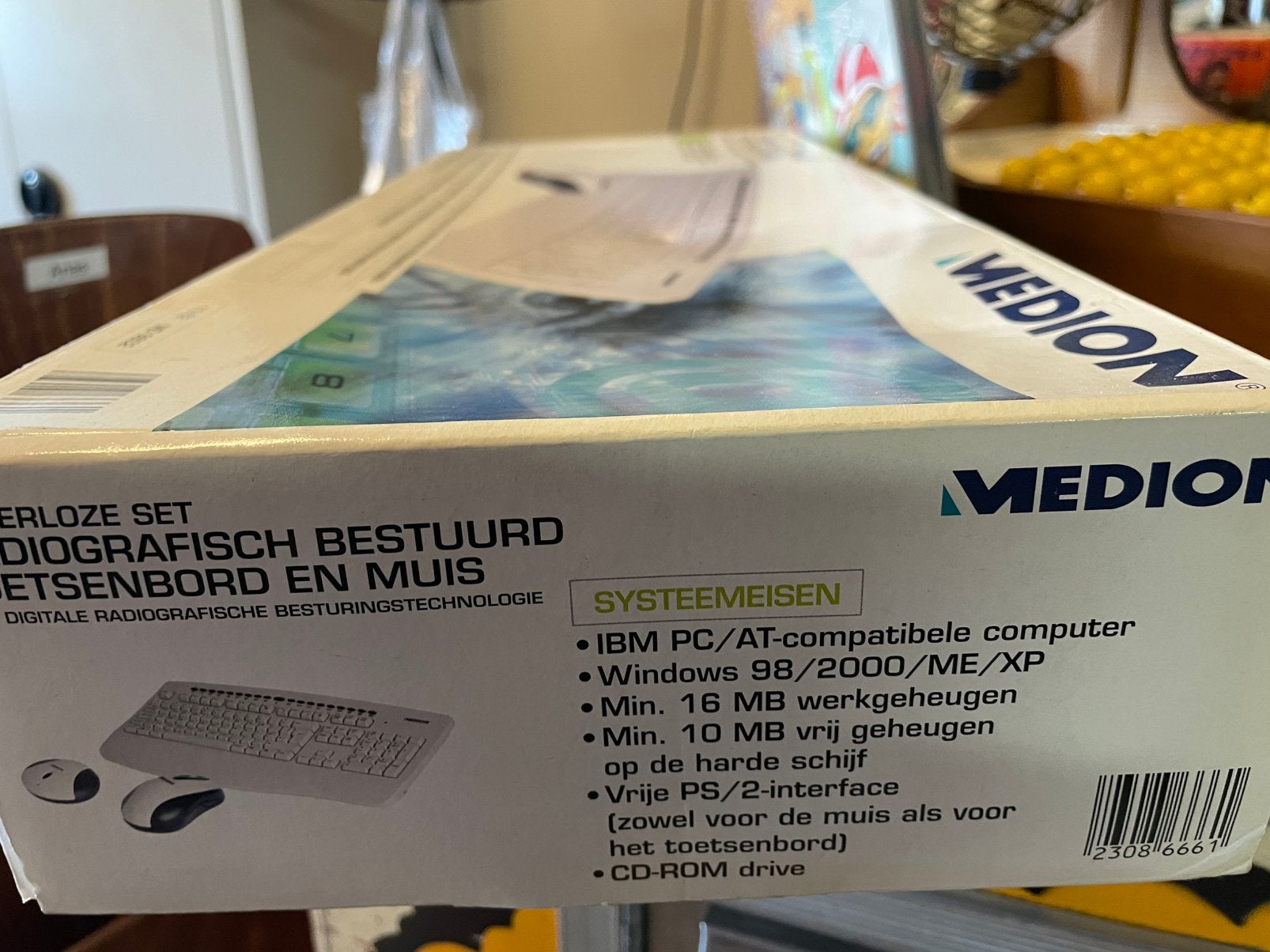 Medion toetsenbord, Ophalen, Gebruikt