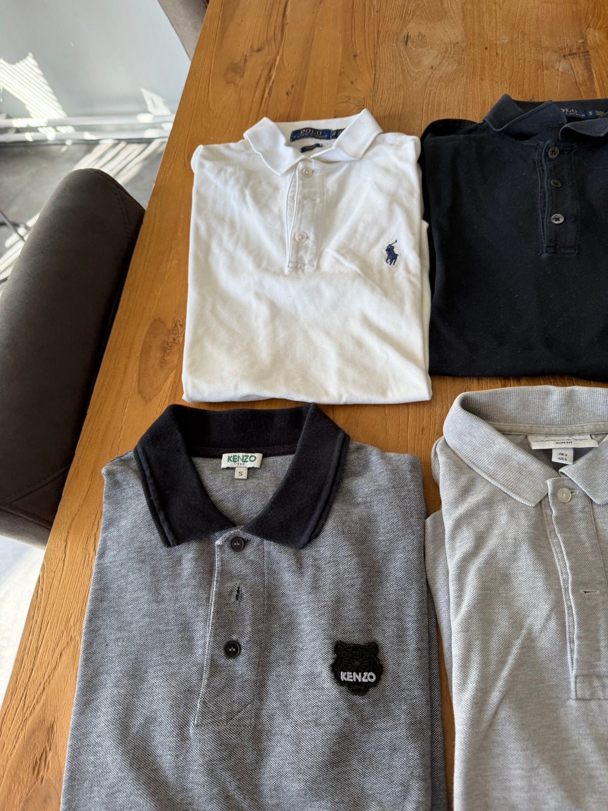 Polo shirts van diverse merken (o.a. Ralph Lauren, Kenzo), Ophalen of Verzenden, Gedragen, Maat 48/50 (M), Wit