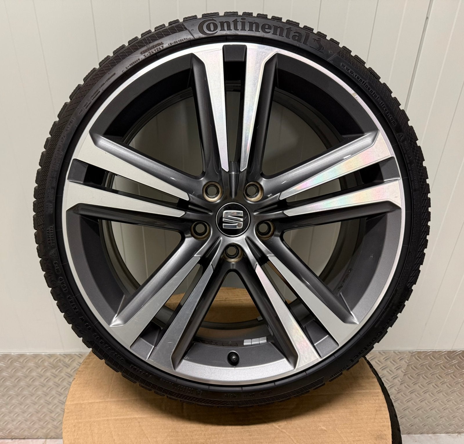 Originele Seat Leon Cupra Velgen 19 Inch 5x112 FR, Auto-onderdelen, Banden en Velgen, Gebruikt, --, Banden en Velgen, --