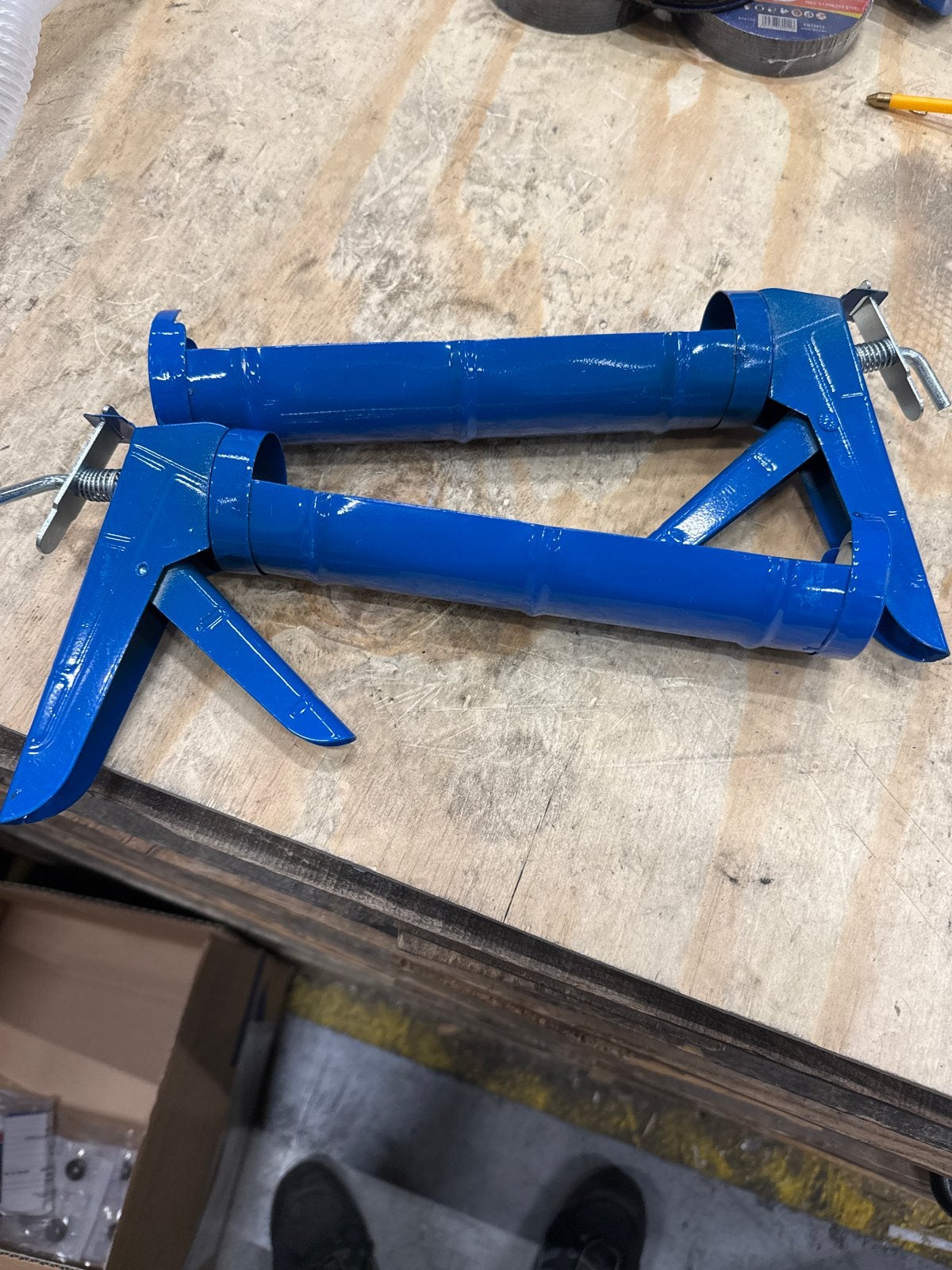 Kitspuit - Blauw - Handgereedschap, Ophalen of Verzenden, Gebruikt, Kitspuit, Overige merken