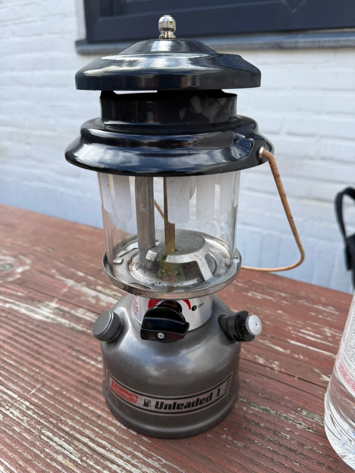 Coleman benzine lamp, Ophalen, Zo goed als nieuw