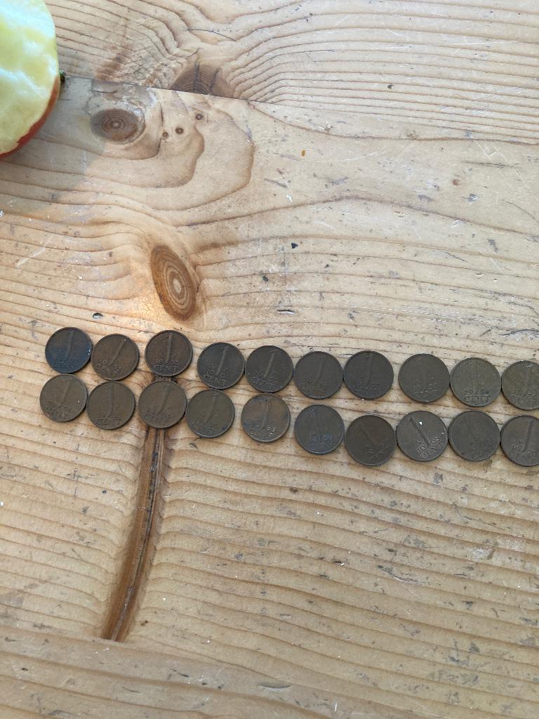 Centen, Postzegels en Munten, Munten | Nederland, Ophalen, Koningin Juliana, 1 cent, Setje