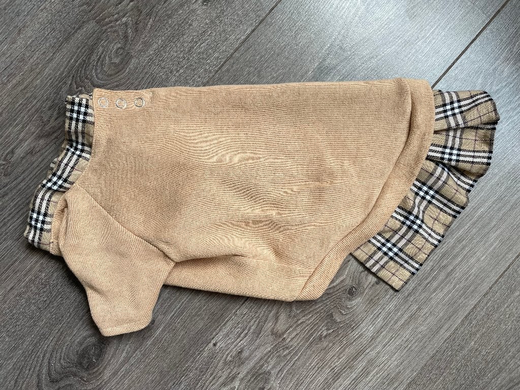 Honden Truitje Burberry Look, Dieren en Toebehoren, Ophalen of Verzenden, Nieuw, Hondentrui, S