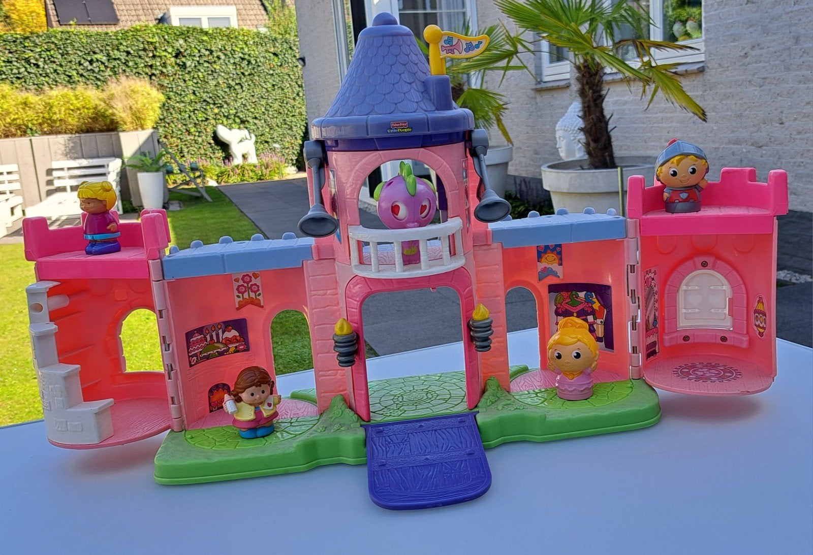 SINT IDEE.....Fisher-Price Little People Kasteel met Figuren, Ophalen of Verzenden, Zo goed als nieuw, Jongen of Meisje