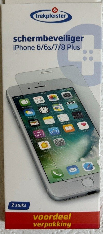 NIEUW 2 Schermbeveiliger iphone 6 6s 7 8 plus protect screen, Ophalen of Verzenden, Nieuw, IPhone 6