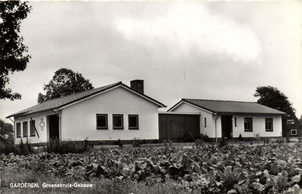 Garderen, Groenekruis-Gebouw - ongelopen, Ophalen of Verzenden, 1960 tot 1980, Ongelopen, Gelderland