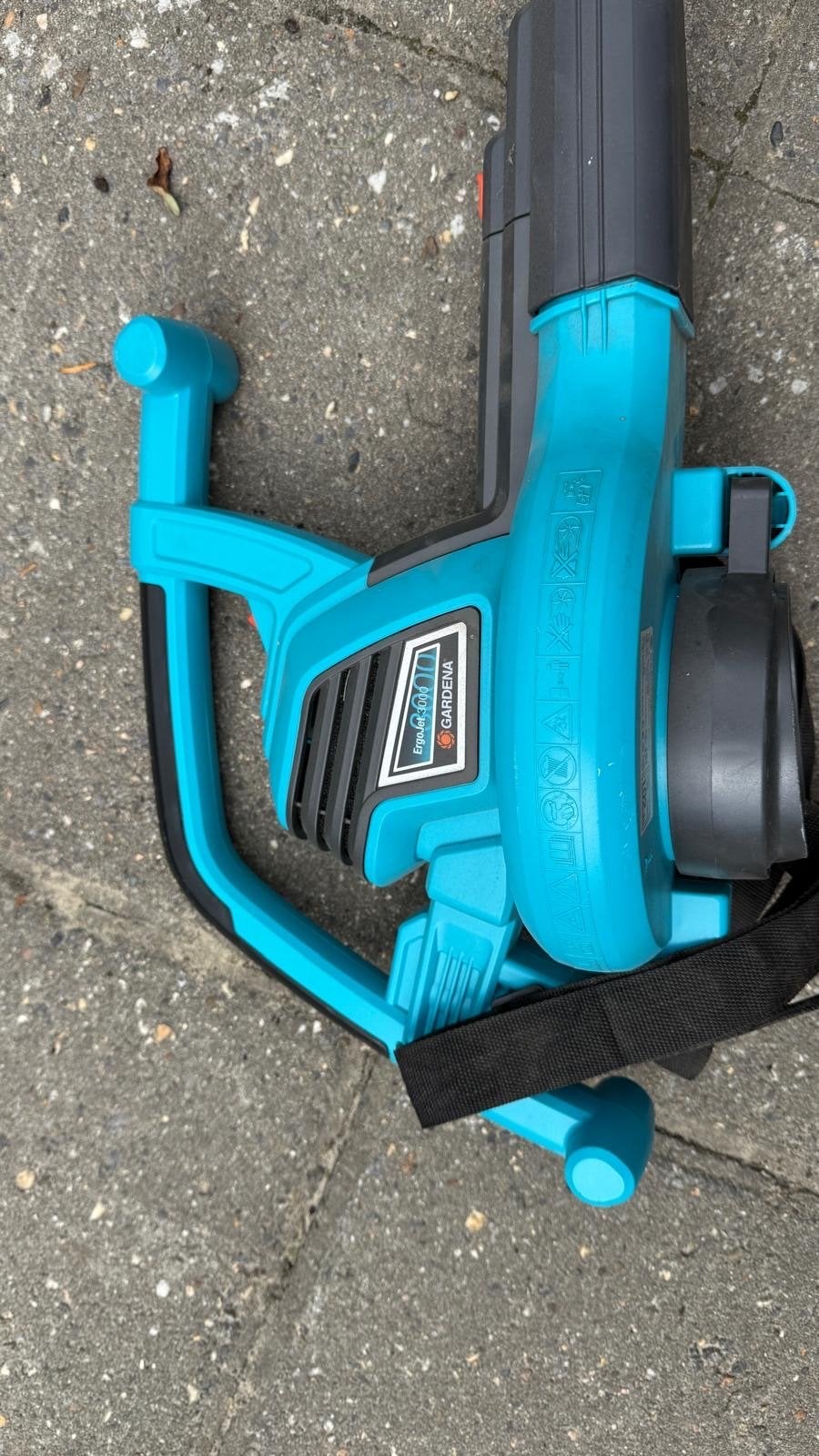 Gardena ErgoJet 3000 Bladblazer/Bladzuiger, Ophalen, Gebruikt, Handgedragen, Met opvangzak