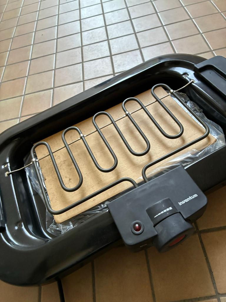 Nieuwe Inventum grillplaat voor heerlijke maaltijden, Ophalen of Verzenden, Nieuw, Tafelgrill