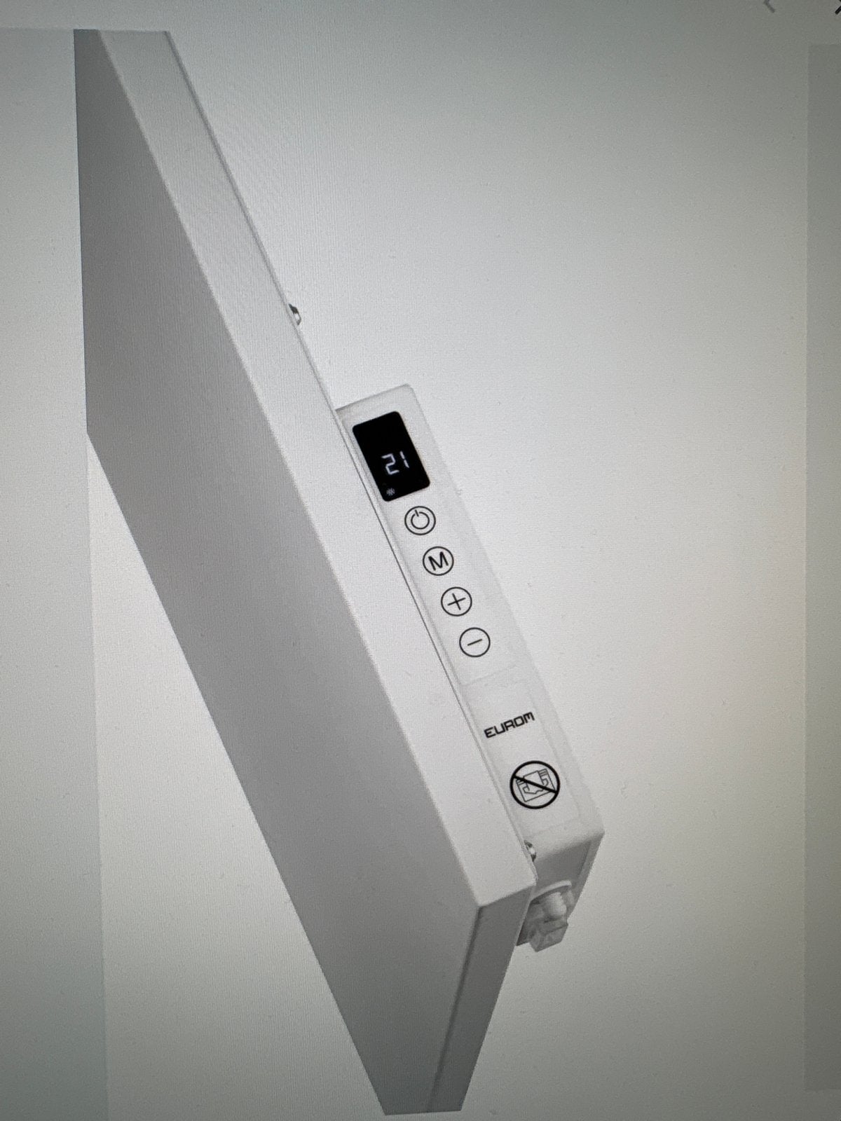 Eurom Mon Soleil 601 Wifi Infraroodpaneel wit, Ophalen, 500 tot 800 watt, Radiator, Zo goed als nieuw
