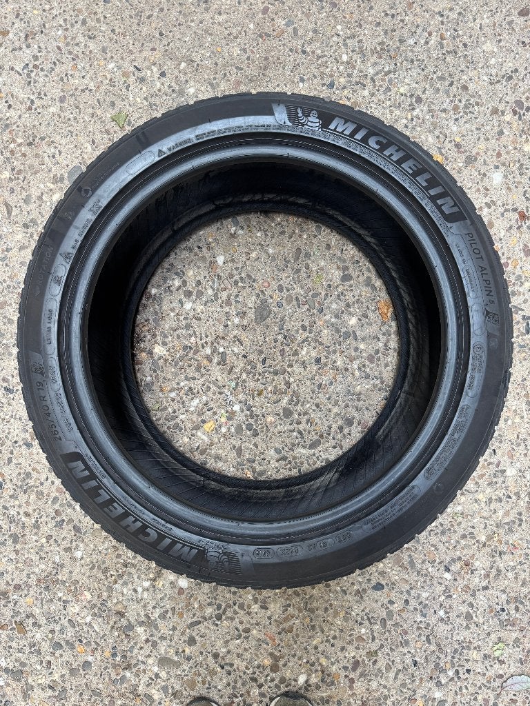 Michelin Pilot Alpin 5 winterbanden - 265-40-19 6,3 & 6,6 mm, Auto-onderdelen, Gebruikt, 265 mm, Winterbanden, Band(en)