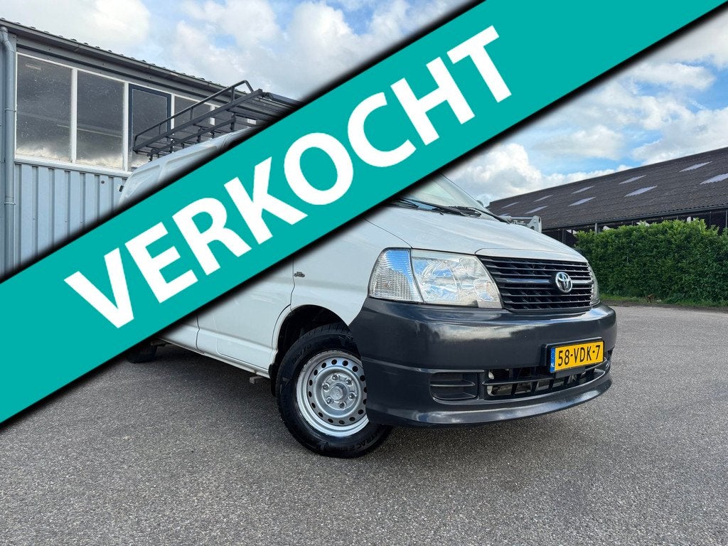 Toyota HiAce 2.5 D-4D KWB Comfort 117PK | AIRCO | MARGE, Auto's, Gebruikt, Zwart, Wit, Origineel Nederlands