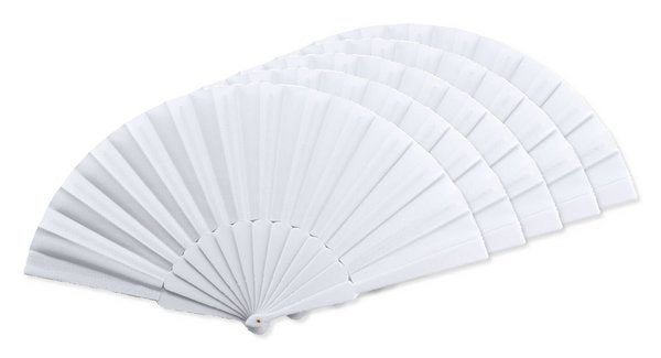 200 witte handwaaiers voor bijvoorbeeld bruiloft/trouwerij, Ophalen of Verzenden, Nieuw