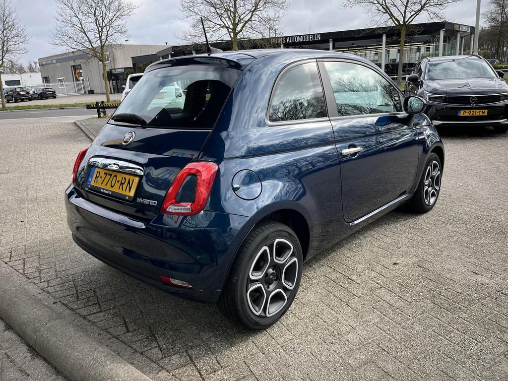 Fiat 500 1.0 Hybrid Club | Carplay | Airco | Cruisecontrol |, 12 maanden, Stof, Euro 6, Origineel Nederlands