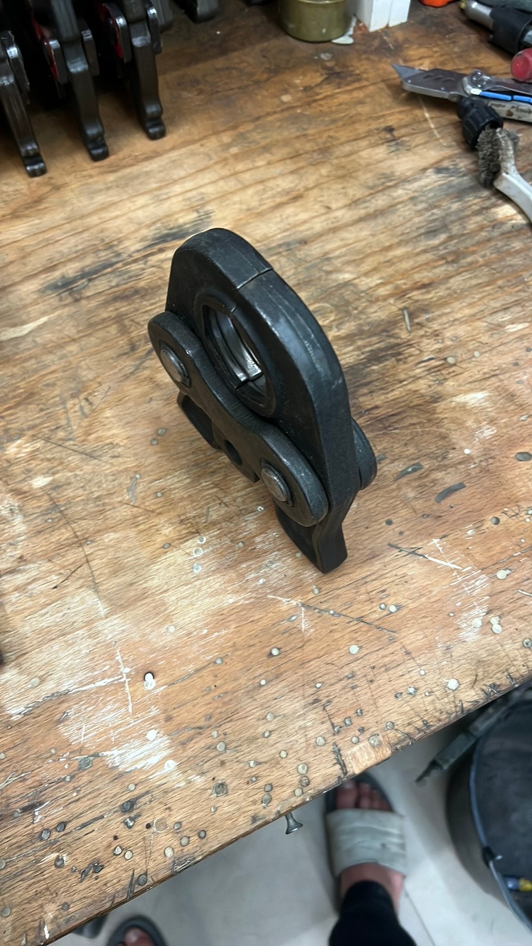 Persbek viega 42 mm, Ophalen of Verzenden, Zo goed als nieuw
