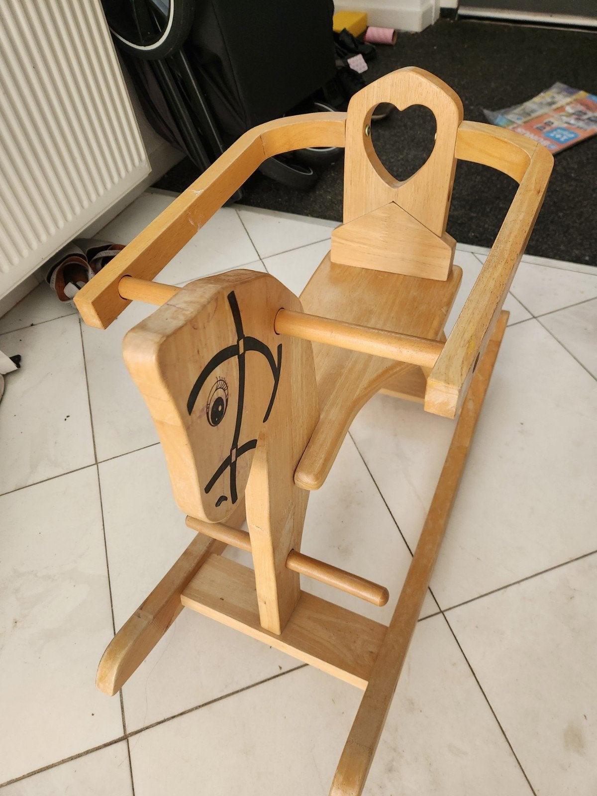 Hobbelpaard hout, Ophalen of Verzenden