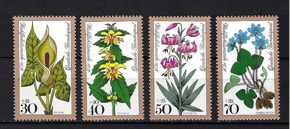 BRD Mi. 982/985 postfris (BLOEMEN), Ophalen of Verzenden, BRD, Postfris