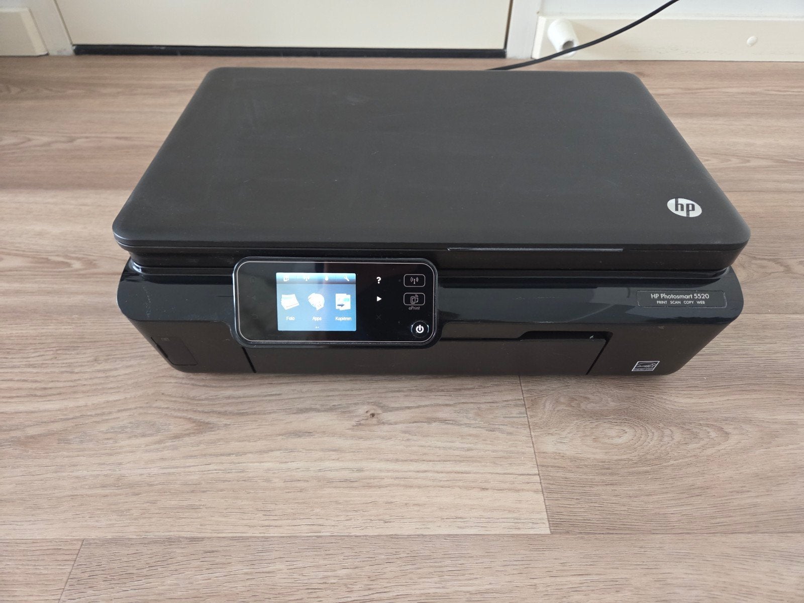 HP Photosmart 5520 All-in-One Printer, Computers en Software, Printers, Inkjetprinter, All-in-one, Draadloos, Zo goed als nieuw