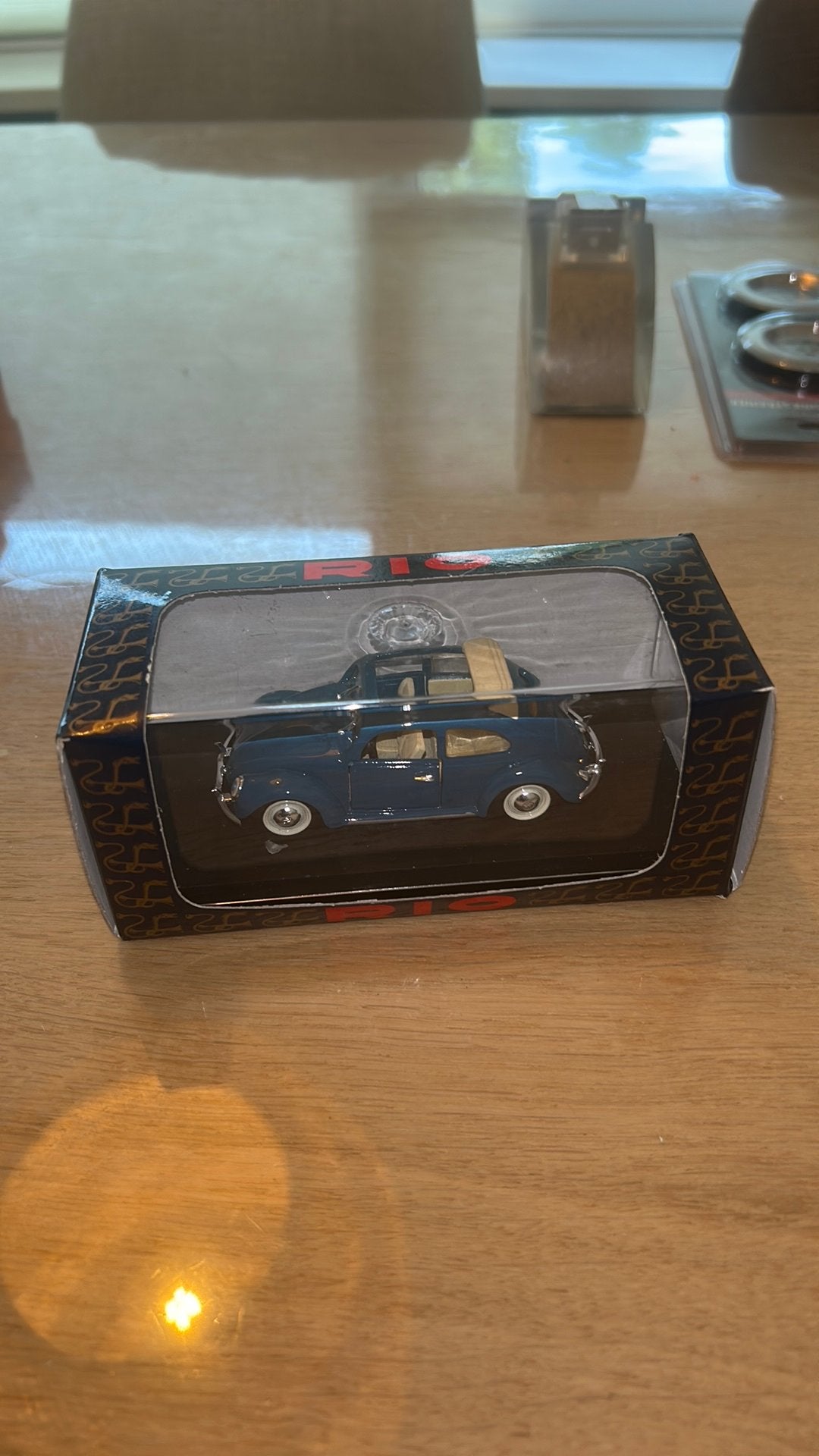 Rio VW Kever cabrio (1950) 1:43, Verzenden, Zo goed als nieuw, Auto, Overige merken