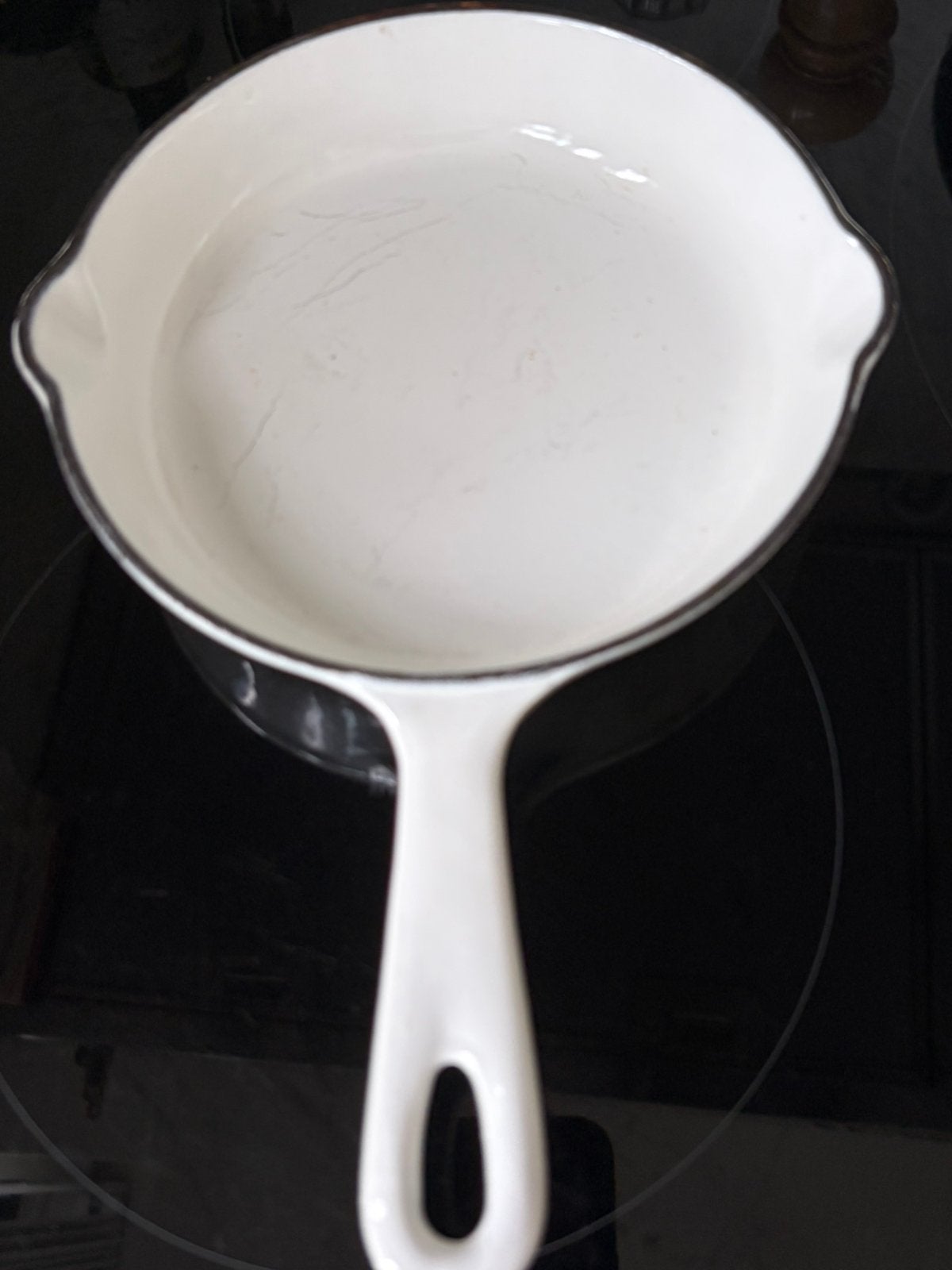 Creuset, Huis en Inrichting, Keuken | Potten en Pannen, Ophalen, Zo goed als nieuw, Gietijzer