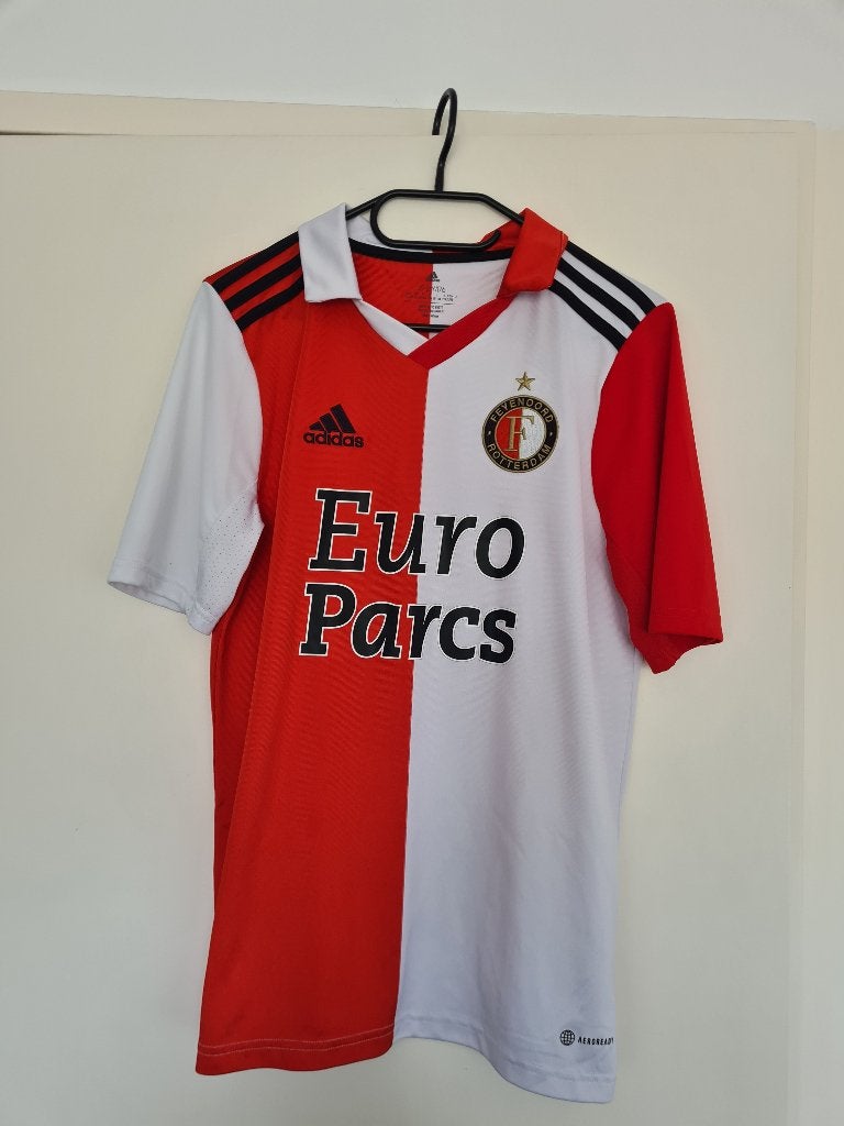 Feyenoord wedstrijdshirt mt 176, Ophalen of Verzenden, Zo goed als nieuw, Feyenoord, Shirt