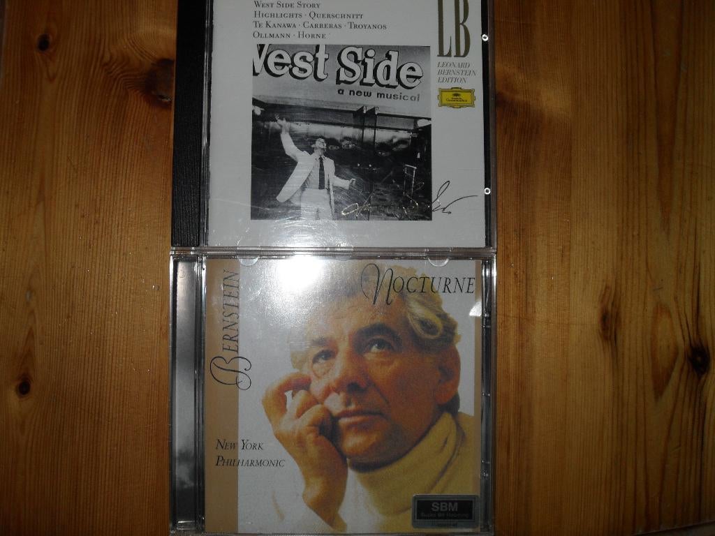 2 CD'S LEONARD BERNSTEIN., Ophalen of Verzenden, Romantiek, Zo goed als nieuw, Orkest of Ballet