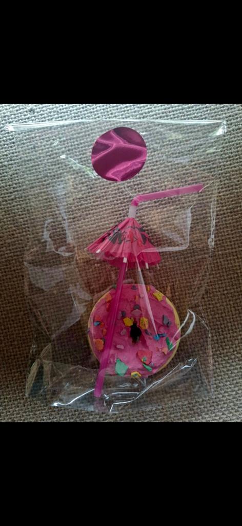 Stoepkrijt traktatie, donut, uitdelen, kado, Ophalen of Verzenden, Nieuw, Jongen of Meisje