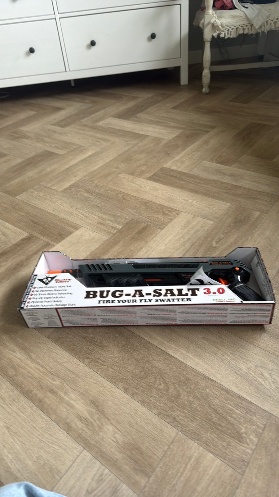 Bug a salt, Ophalen, Zo goed als nieuw
