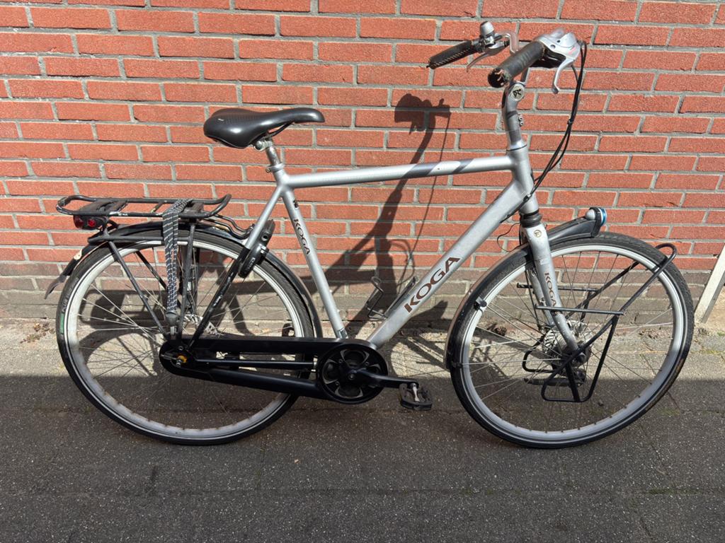 Goed onderhouden Koga herenfiets, Gebruikt, Versnellingen, 57 tot 61 cm, Trommelrem