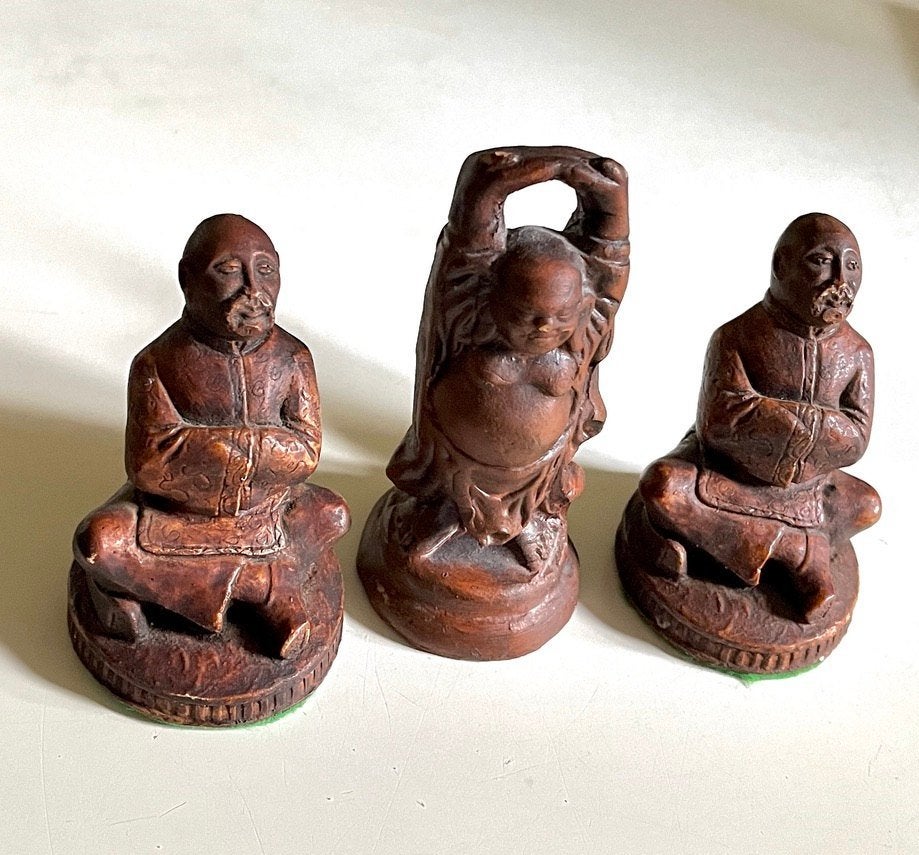 Drie kleine Chinese beeldjes, Ophalen of Verzenden, Zo goed als nieuw